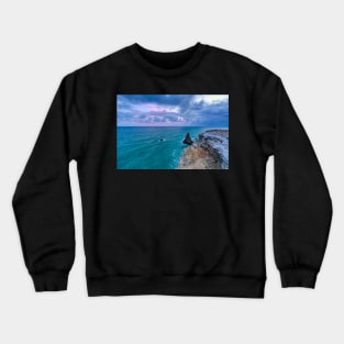 Sunset at Los Morrillos Lighthouse, Cabo Rojo, Puerto Rico Crewneck Sweatshirt